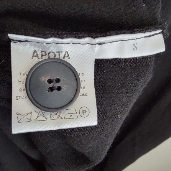 A PART OF THE ART Everyday Knit Dress In Black size S NWT - Picture 6 of 7